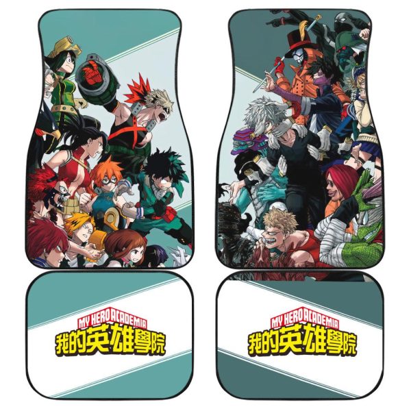 My hero Academia Car Floor Mats Prominence Burn Car Accessories