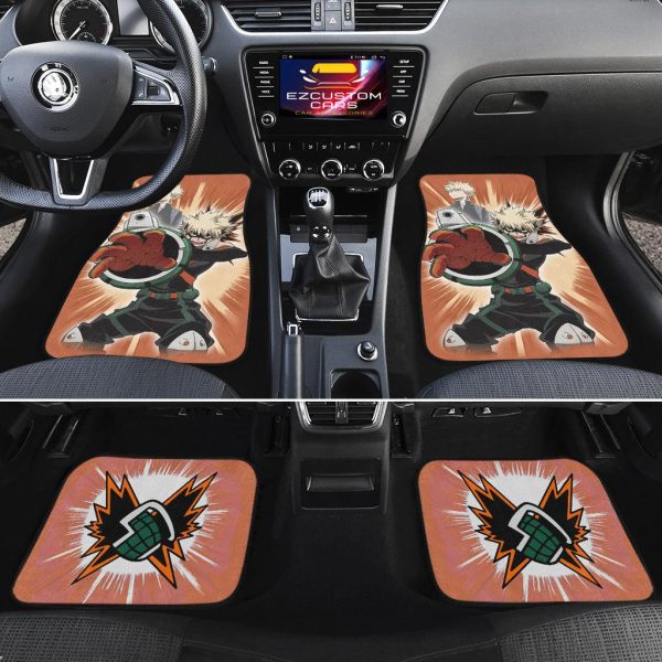 my hero academia anime car floor mats car accessories katsuki bakugo mha ahz2o