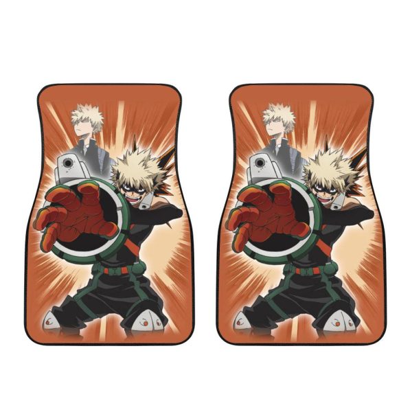 my hero academia anime car floor mats car accessories katsuki bakugo mha btuoa