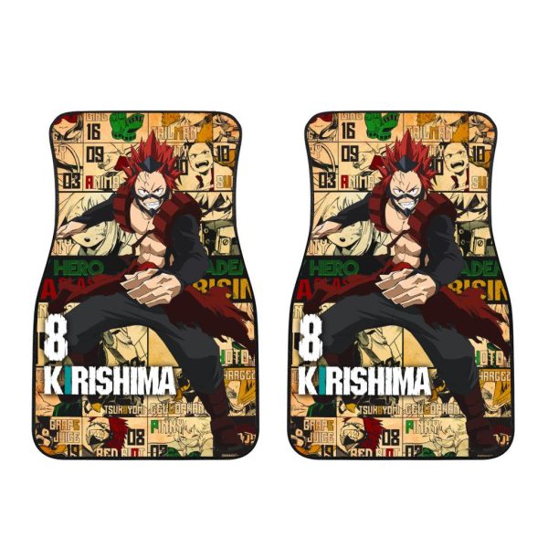 my hero academia anime car floor mats car accessorieseijiro kirishima hero iar7d