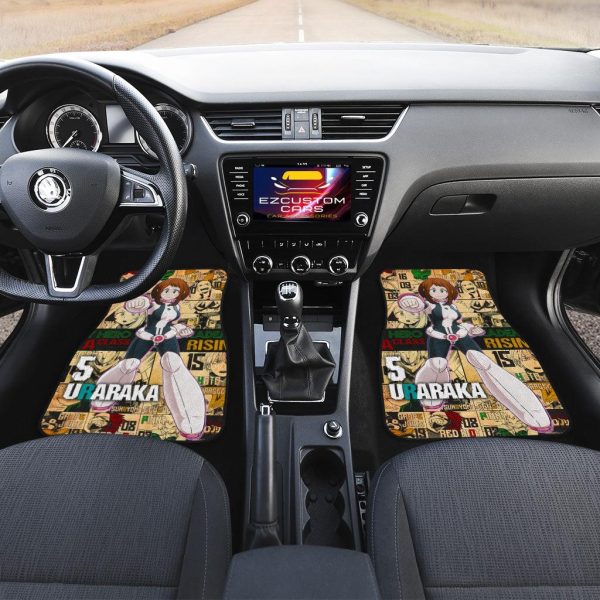 my hero academia anime car floor mats car accessoriesochaco uraraka hero o9e3a