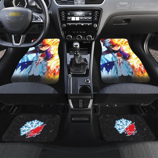 my hero academia anime car floor mats custom shoto todoroki car accessories zy2a7