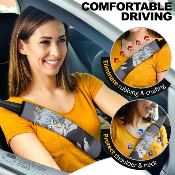 Tomura Shigaraki Seat Belt Covers Custom My Hero Academia Anime Car Accessories