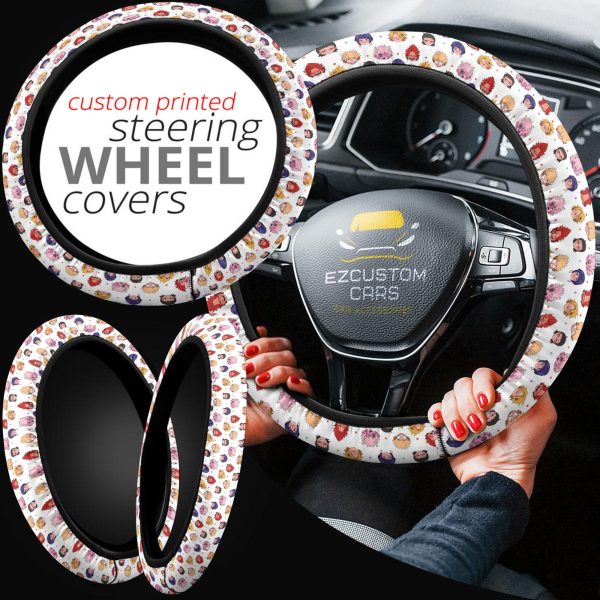 my hero academia anime steering wheel cover anime car accessories port fan art ugvne