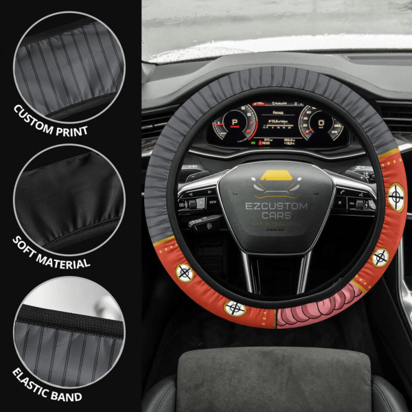 my hero academia anime steering wheel cover custom mei hatsume anime car accessories s4eek