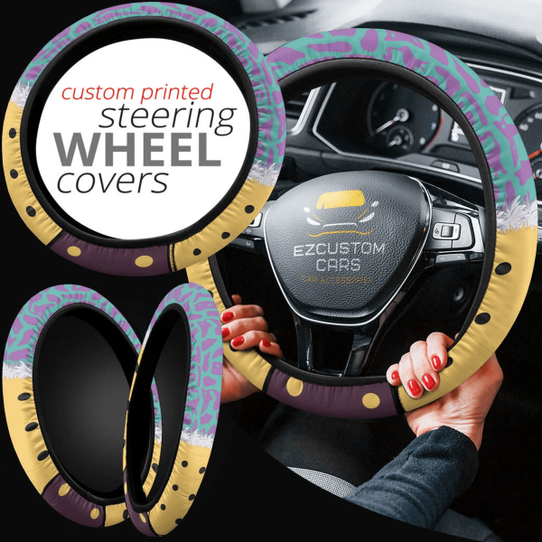 my hero academia anime steering wheel cover custom mina ashido anime car accessories d4j6r