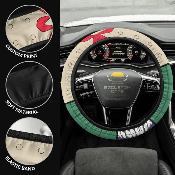 my hero academia anime steering wheel cover custom toga himiko anime car accessories vostx