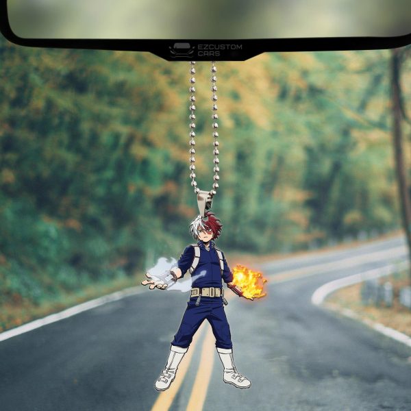 my hero academia car accessories anime car ornament shoto todoroki nusrg
