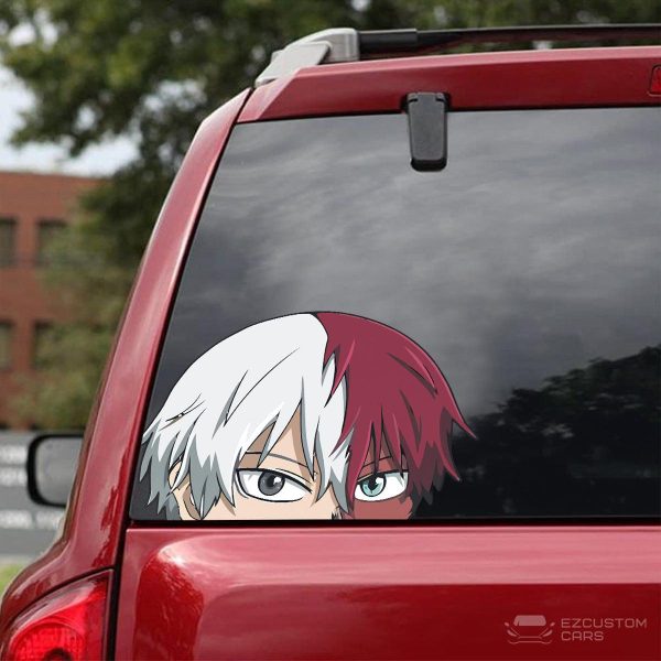 my hero academia car accessories anime car sticker shoto todoroki fwime