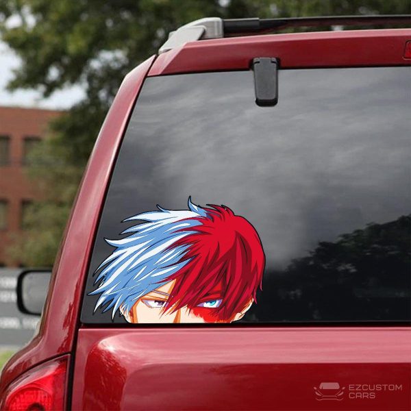 my hero academia car accessories anime car sticker shoto todoroki gifts for fans xj9xd