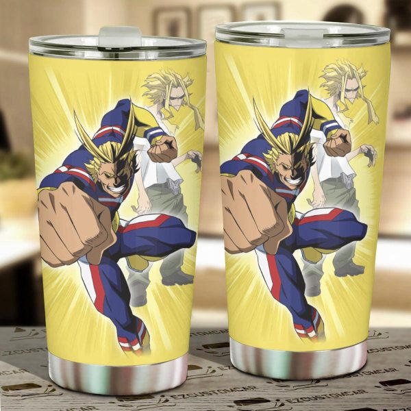 My hero Academia Car Tumbler Cup Custom All Might Anime Car Accessories