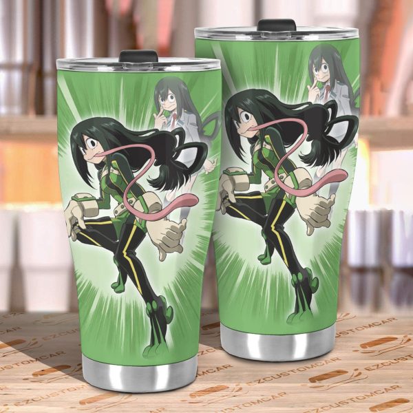 my hero academia car accessories anime car tumbler cup asui tsuyu mha 5wxv6