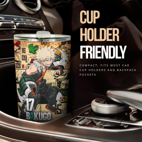 my hero academia car accessories anime car tumbler cup bakugo hero yyya8