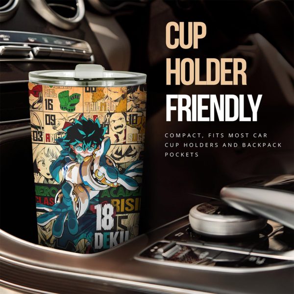 my hero academia car accessories anime car tumbler cup deku hero kvsdh
