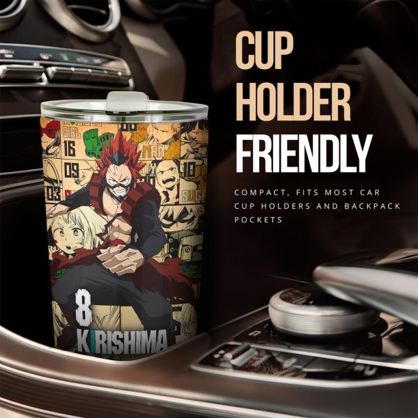my hero academia car accessories anime car tumbler cup eijiro kirishima hero 6lai4