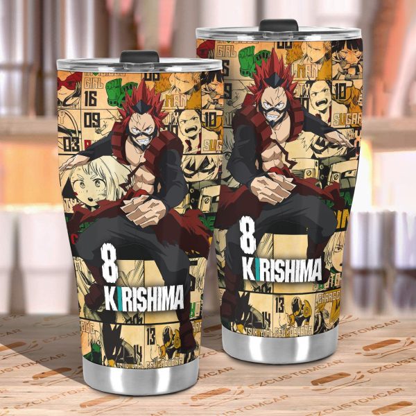 my hero academia car accessories anime car tumbler cup eijiro kirishima hero 6q6gm