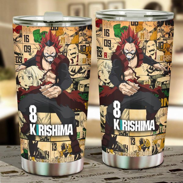Kirishima eijirou Car Tumbler Cup Cutsom My Hero Academia Anime Car Accessories