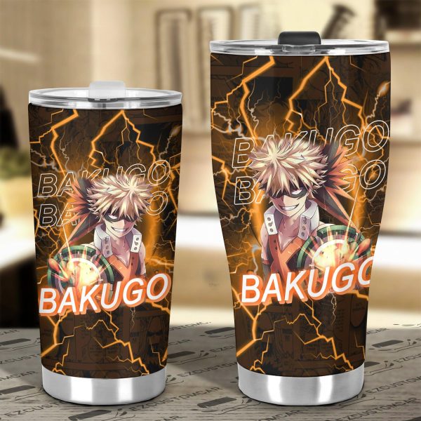 my hero academia car accessories anime car tumbler cup katsuki bakugo tspoz