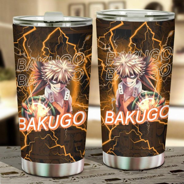 My Hero Academia Car Accessories Anime Car Tumbler Cup Bakugo Hero