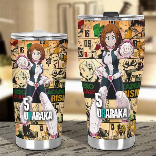 my hero academia car accessories anime car tumbler cup ochaco uraraka hero c3pfq
