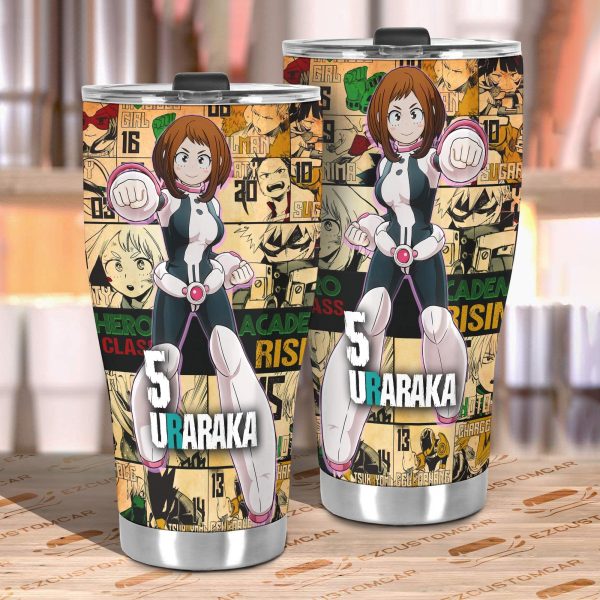 my hero academia car accessories anime car tumbler cup ochaco uraraka hero rqplk