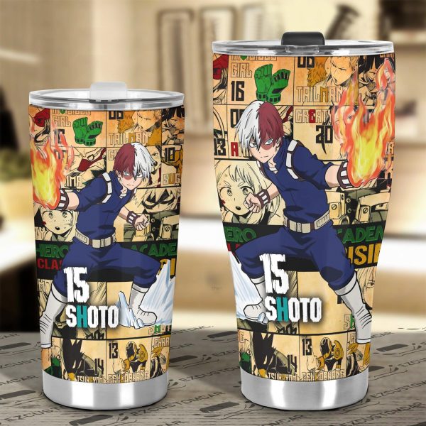 my hero academia car accessories anime car tumbler cup shoto hero cyg2q