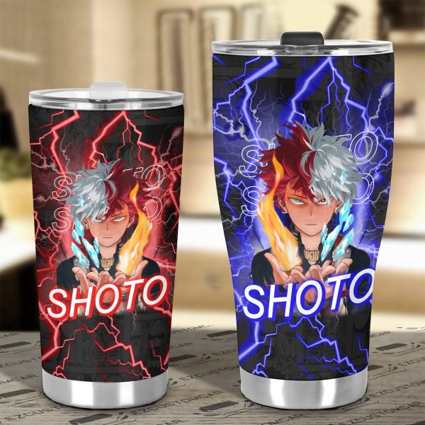 my hero academia car accessories anime car tumbler cup shoto todoroki fgee5