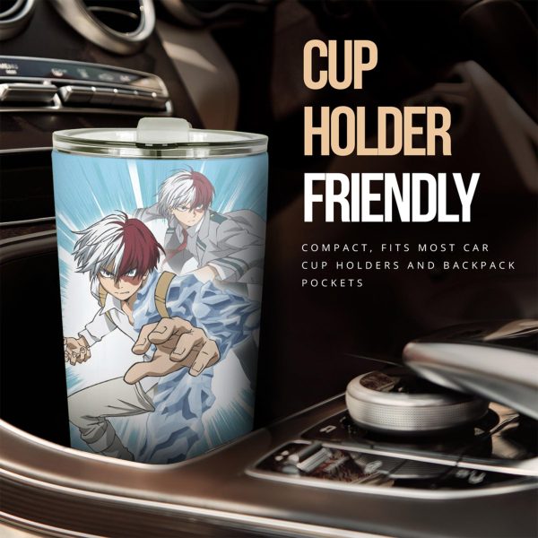 my hero academia car accessories anime car tumbler cup shoto todoroki mha lnelm
