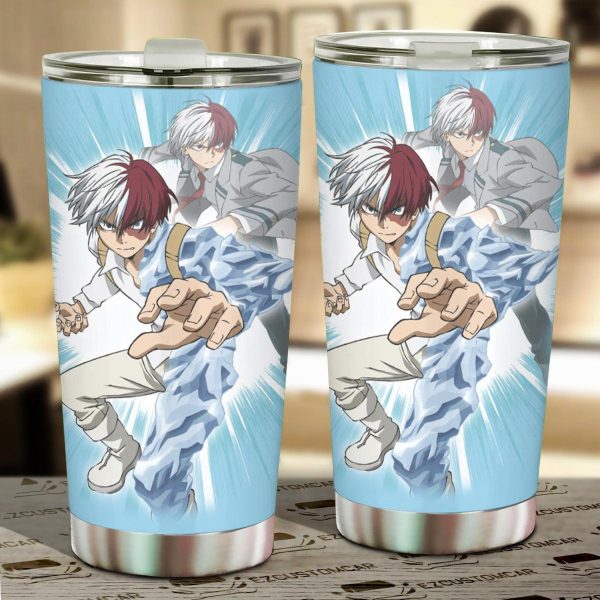 My Hero Academia Car Accessories Anime Car Tumbler Cup Shoto Todoroki