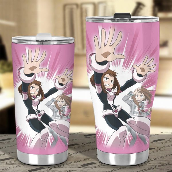my hero academia car accessories anime car tumbler cup uraraka ochaco mha bb2ae