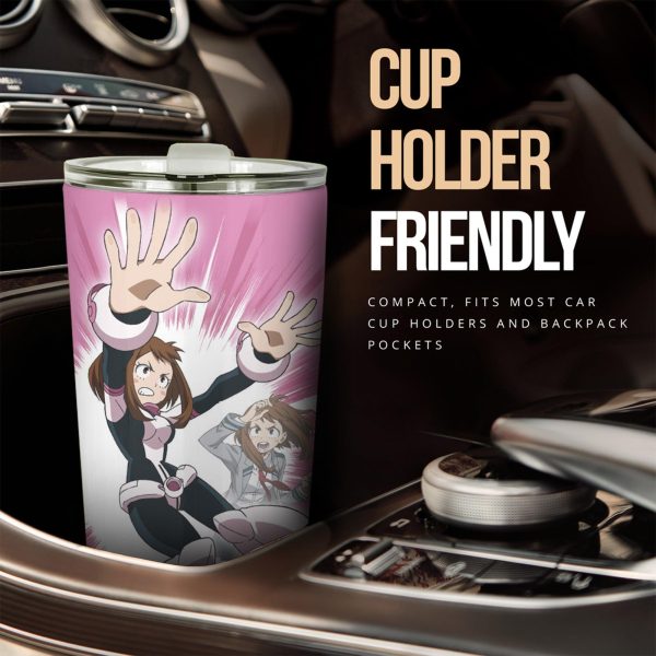 my hero academia car accessories anime car tumbler cup uraraka ochaco mha dwvxj