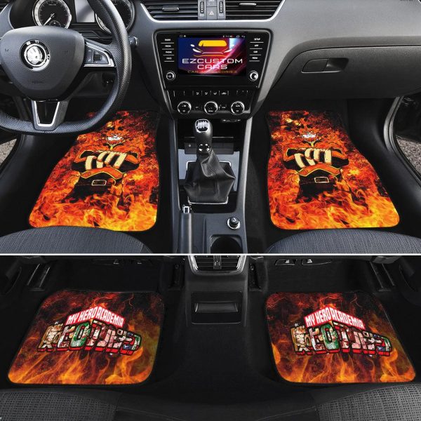 my hero academia car floor mats custom endeavor anime car accessories 0vudn