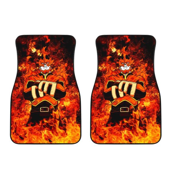My hero Academia Car Floor Mats Custom Endeavor Anime Car Accessories