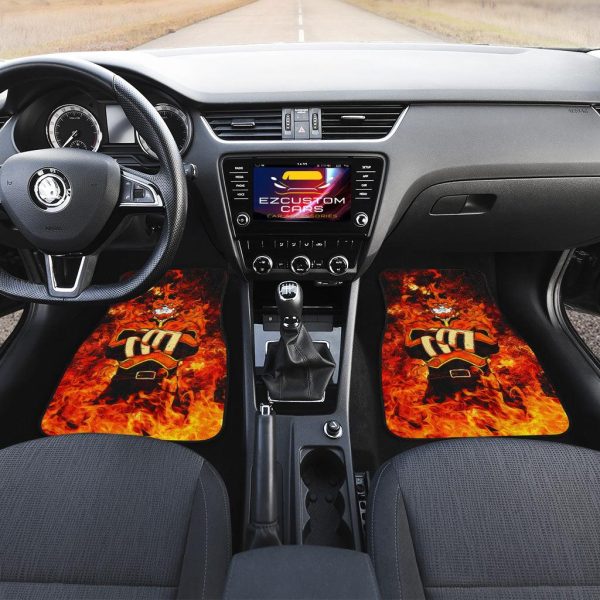 my hero academia car floor mats custom endeavor anime car accessories paqiw