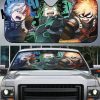 My Hero Academia Car Plus Ultra Anime Windshield Sun Shade Anime Car Accessories