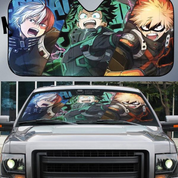 My Hero Academia Car Plus Ultra Anime Windshield Sun Shade Anime Car Accessories My Hero Academia Car Plus Ultra Anime Windshield Sun Shade Anime Car Accessories