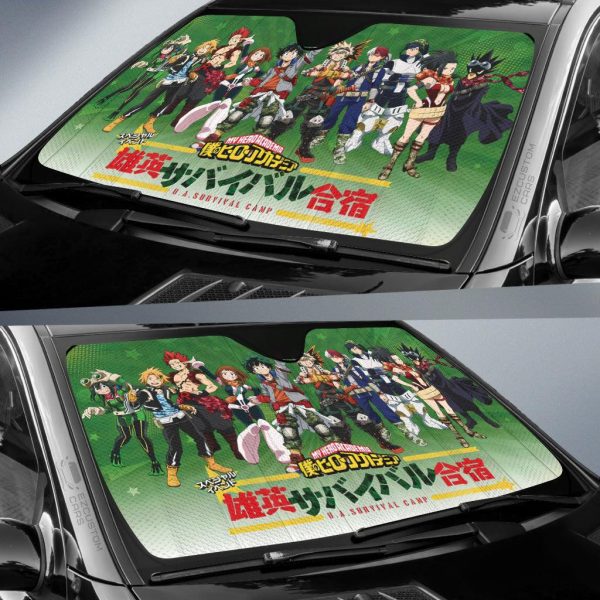 my hero academia car sun shade anime car accessories qyi8q