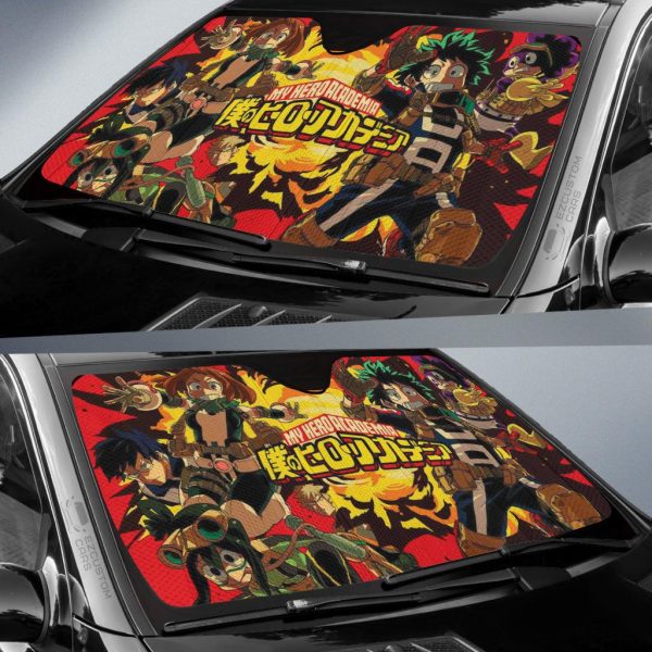 My Hero Academia Car Sun Shade Custom MHA Hero Anime Car Accessories