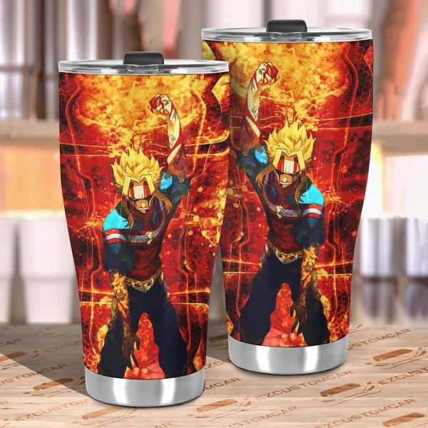 my hero academia car tumbler cup custom all might anime car accessories ru729