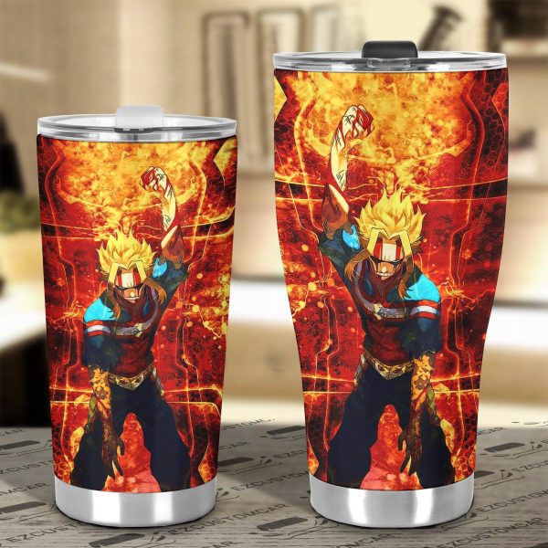 my hero academia car tumbler cup custom all might anime car accessories uohjv