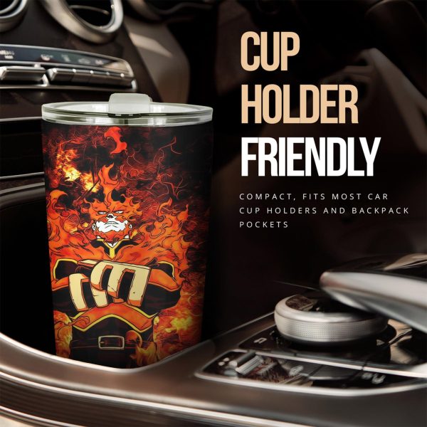 My hero Academia Car Tumbler Cup Custom Endeavor Anime Car Accessories
