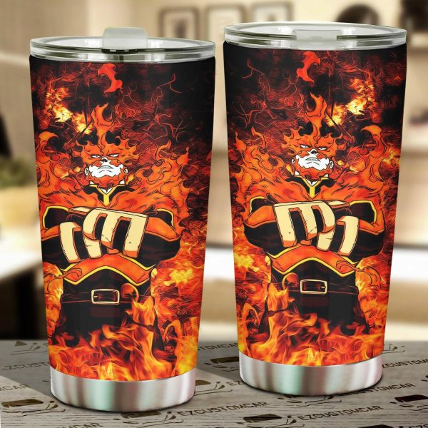 My hero Academia Car Tumbler Cup Custom Endeavor Anime Car Accessories