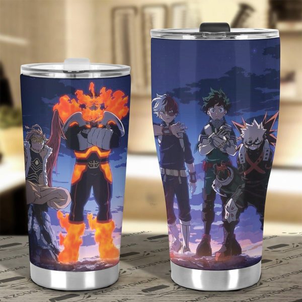 my hero academia car tumbler cup custom heros mha anime car accessories 5c1sz