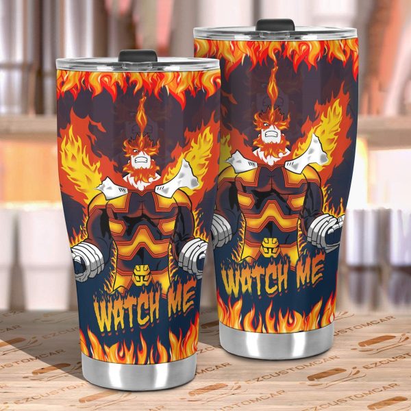 my hero academia car tumbler cup prominence burn car accessories hpnev