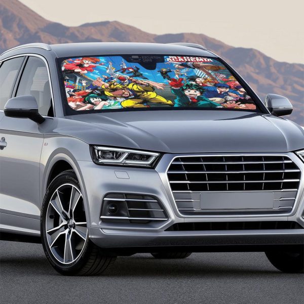my hero academia car windshield sun shade anime car accessories nyyu3