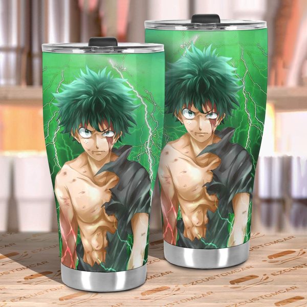 my hero academia deku car accessories anime car tumbler cup fan art acix5