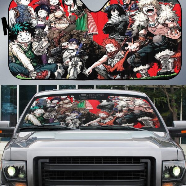 My Hero Academia Heroes Car Sun Shade Anime Car Accessories My Hero Academia Heroes Car Sun Shade Anime Car Accessories