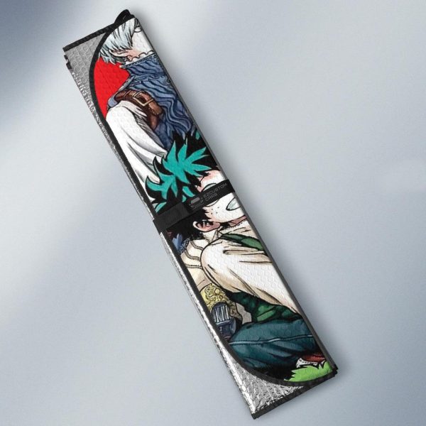 my hero academia heroes car sun shade anime car accessories tcnuh