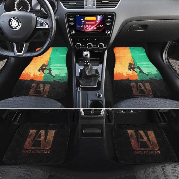 my hero academia izuku and bakugo car floor mats car accessories eicef
