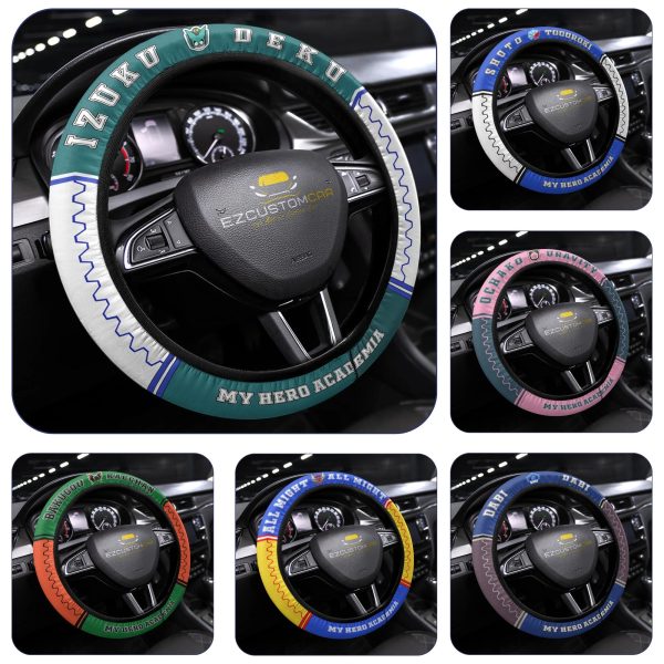 MHA Anime Steering Wheel Cover